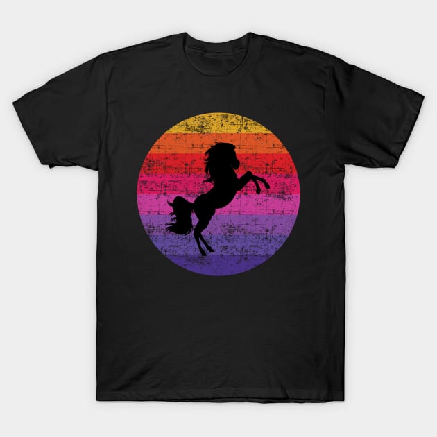 HORS RETRO T-Shirt by rabiidesigner